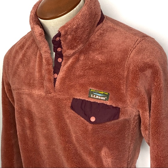 L.L. Bean Jackets & Blazers - Vintage LL Bean T Snap Fleece Pullover Rustic L